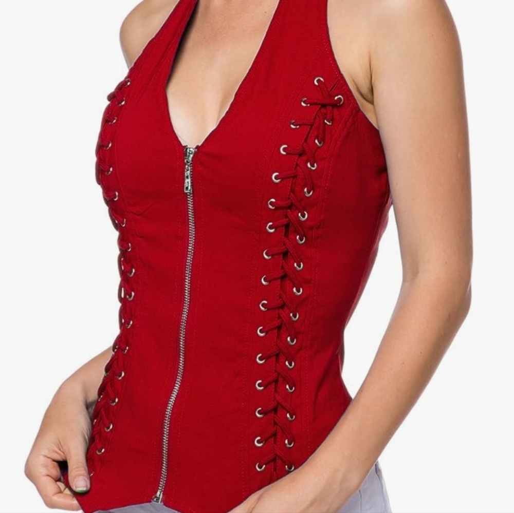 🔥 NEW Red Corset Top *Limited Time FAST SHIPPING